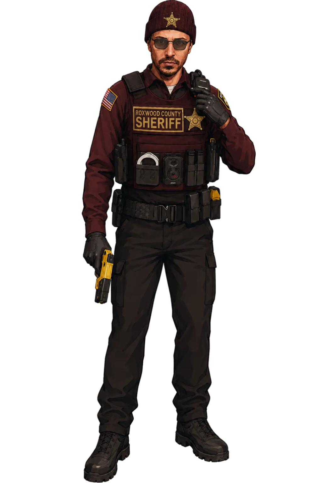 Un agent du RCSD en service.